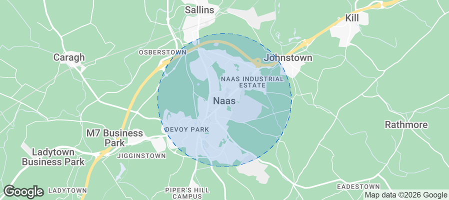 Naas Airbnb map